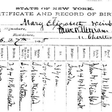 Winblad-MariaElizabeth birthcertificate