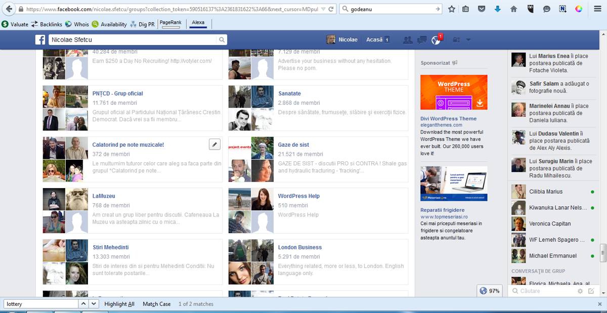 Facebook-Grupuri