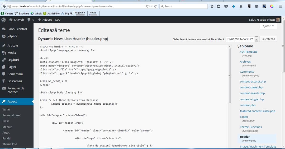 Wordpress-Teme-Antet