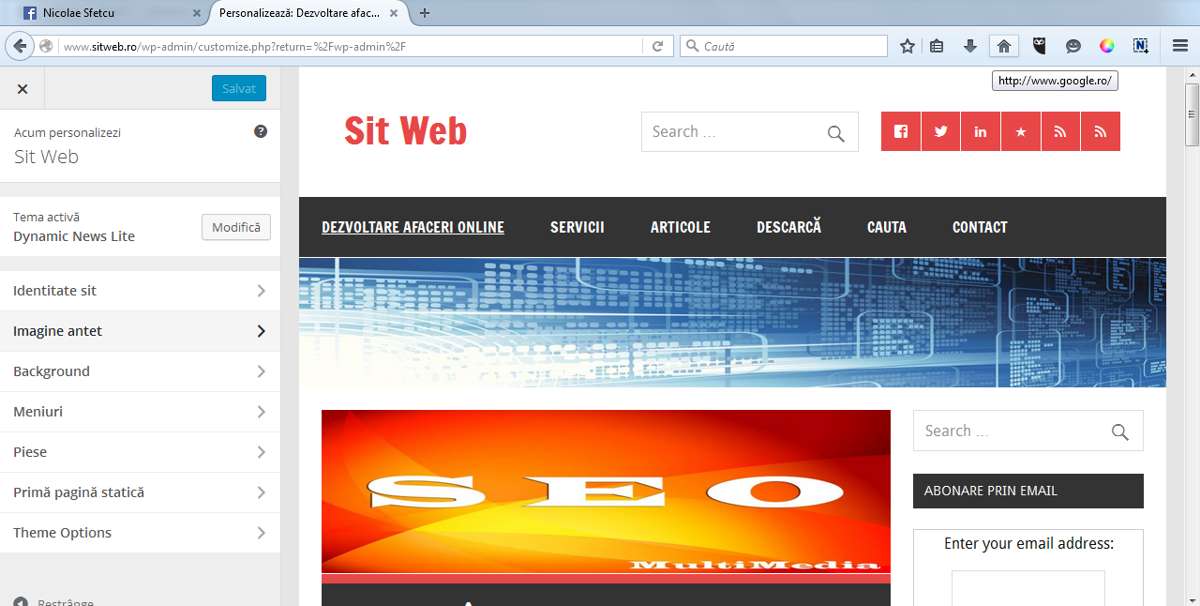 personalizare teme WordPress