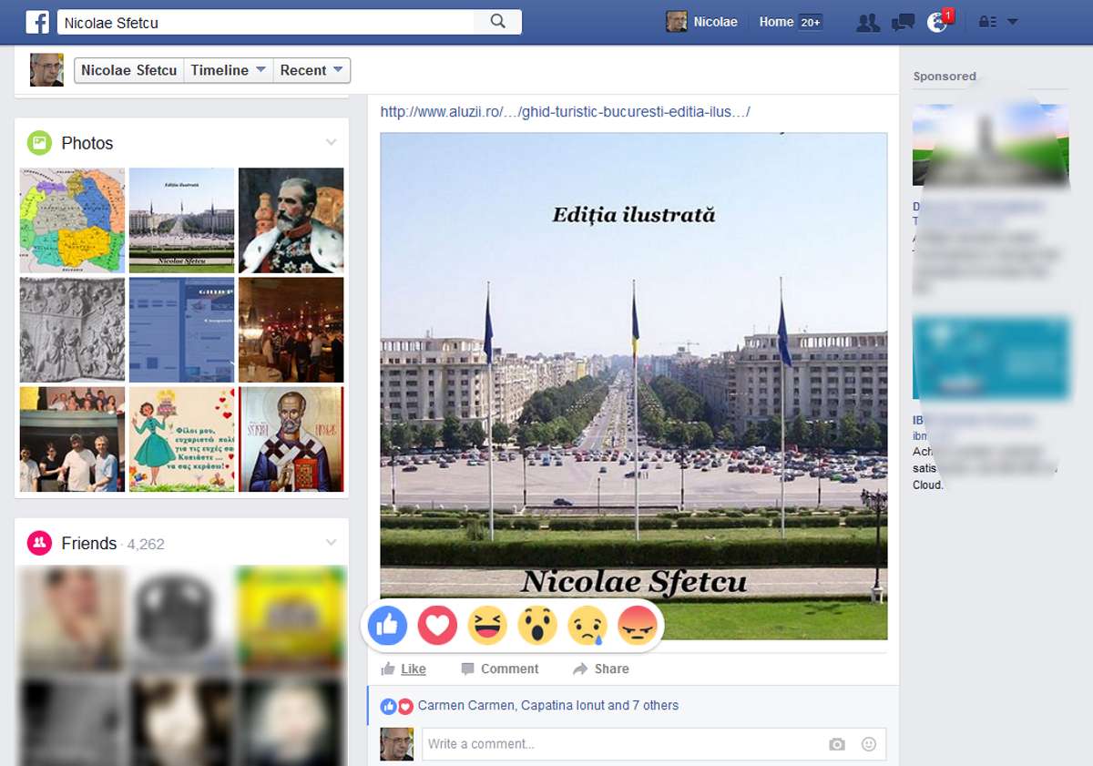Facebook-Reactii