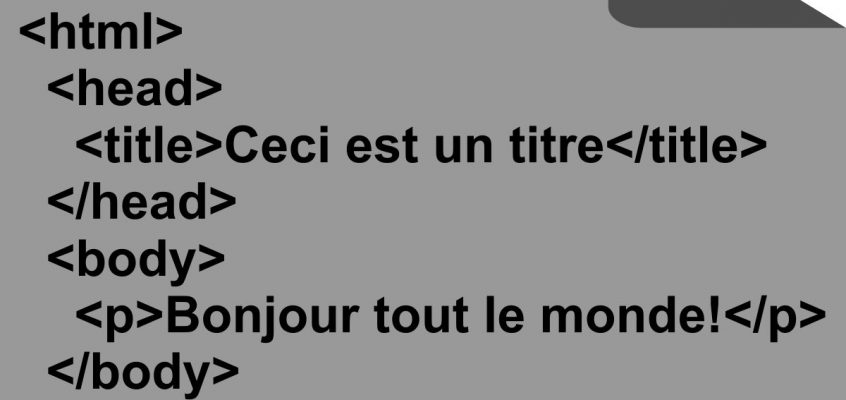 exemple du programme classique Bonjour tout le monde!