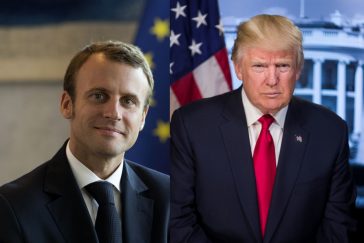Emmanuel Macron, Donald Trump