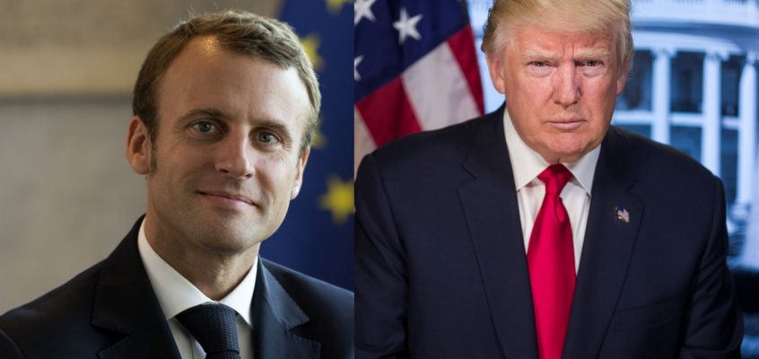 Emmanuel Macron, Donald Trump