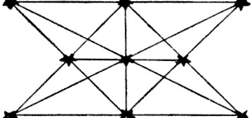 Copaci plantați în rânduri