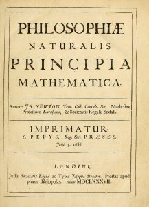 Isaac Newton: Philosophiae Naturalis Principia Mathematica
