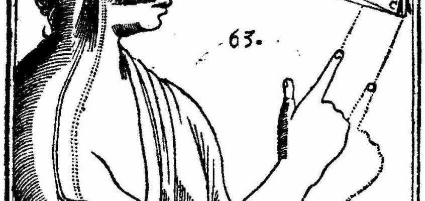 Mechanism of the vision according to a drawing of René Descartes