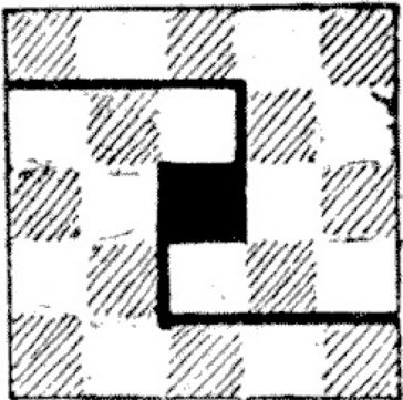 Tabla de șah cu un număr impar de pătrate