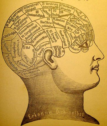 O cartografiere frenologică a creierului