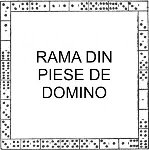 Rama din piese de domino