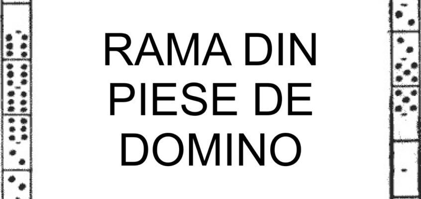 Rama din piese de domino