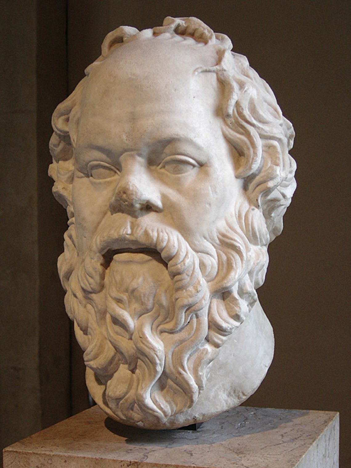Bust of Socrates in the Louvre
