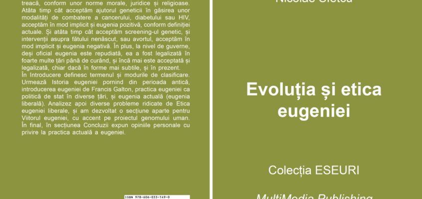 Evoluția și etica eugeniei