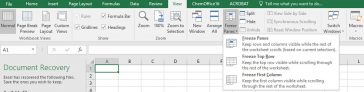 Excel: Blocarea