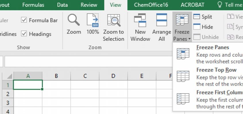 Excel: Blocarea