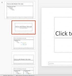 PowerPoint - Diapozitive master