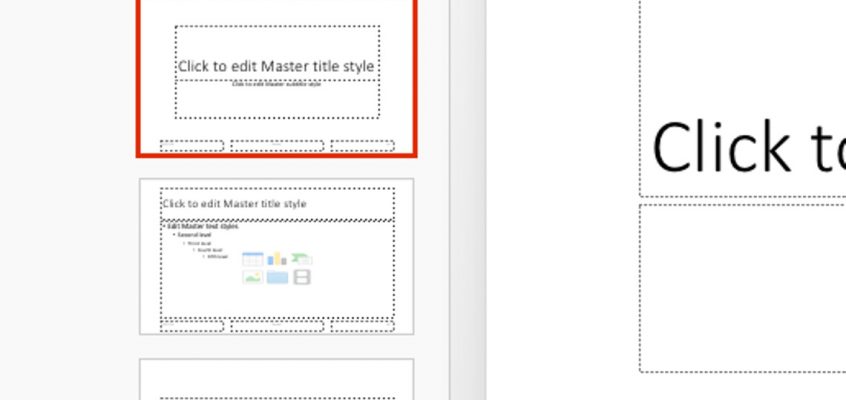 PowerPoint - Diapozitive master