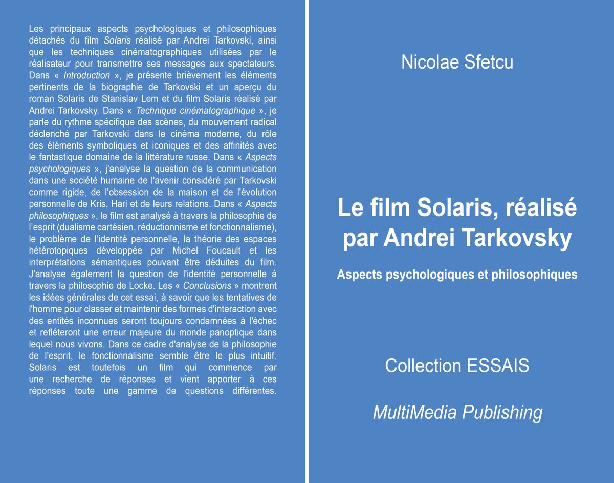 Le film Solaris, réalisé par Andrei Tarkovski - Aspects psychologiques et philosophiques