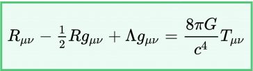 Ecuatiile lui Einstein