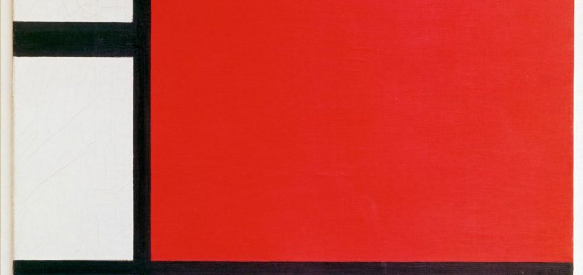 (Compoziție cu albastru, roșu și galben, de Piet Mondrian