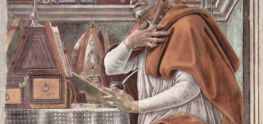 Augustin de Hippo, by Sandro Boticelli