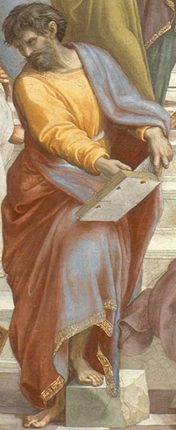 Parmenides, detail from The School of Athens by Raphael
