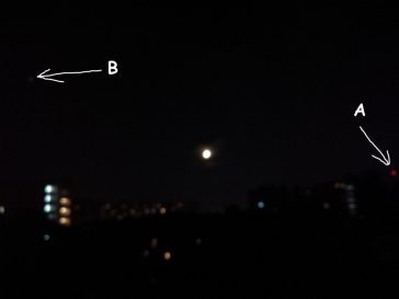 Un fenomen interesant pe cerul Bucureștiului