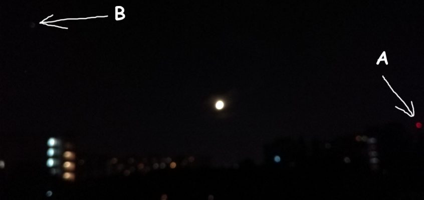 Un fenomen interesant pe cerul Bucureștiului