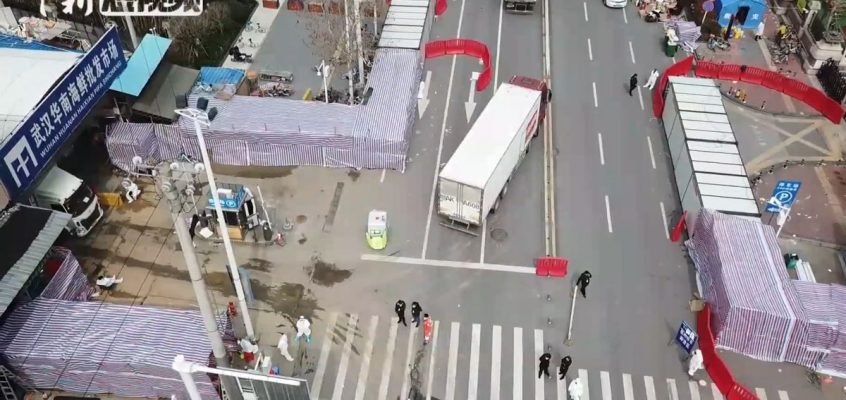 Piața cu ridicata a fructelor de mare din Huanan