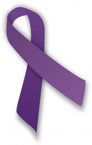 O panglică violet pentru a promova conștientizarea violenței domestice