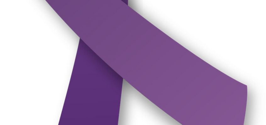 O panglică violet pentru a promova conștientizarea violenței domestice