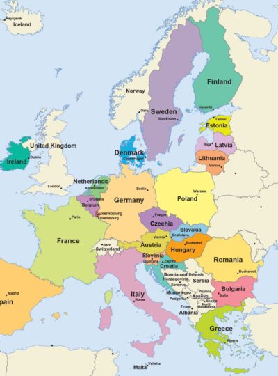 European Union map