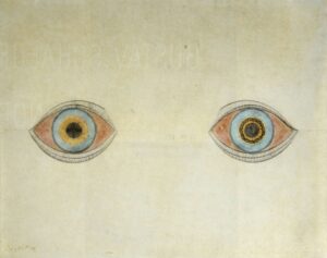 My eyes at the moment of the apparitions by August Natterer,