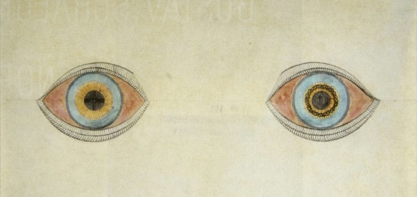 My eyes at the moment of the apparitions by August Natterer,