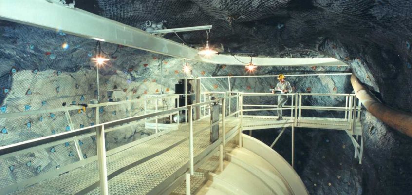 Rezervorul subteran al experimentului Homestake
