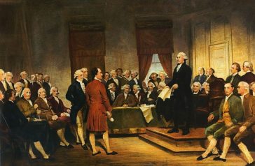 Washington at Constitutional Convention of 1787, by Junius Brutus Stearns