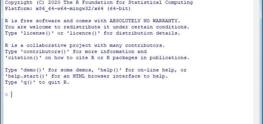 Limbajul de programare R - Terminal R