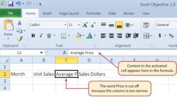 Introducerea datelor în Excel