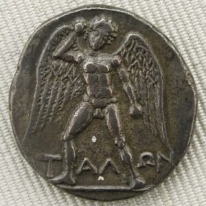 Didrahma de argint din Creta înfățișând pe Talos