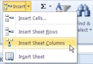 Excel - Inserați meniul derulant