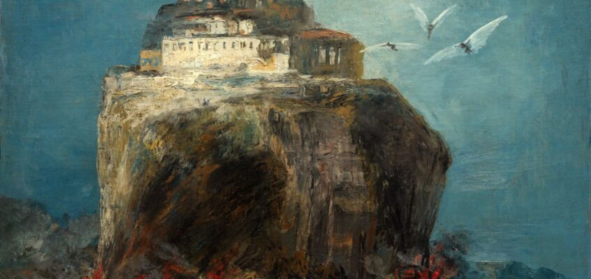 A City on a Rock - Goya - Eugenio Lucas Velázquez