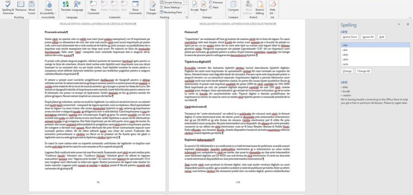 MS Word - Spelling