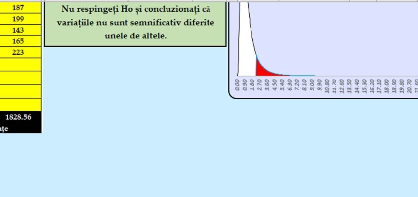 Șablon Excel interactiv pentru testul F