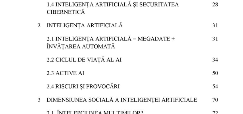 Carte - Cuprins