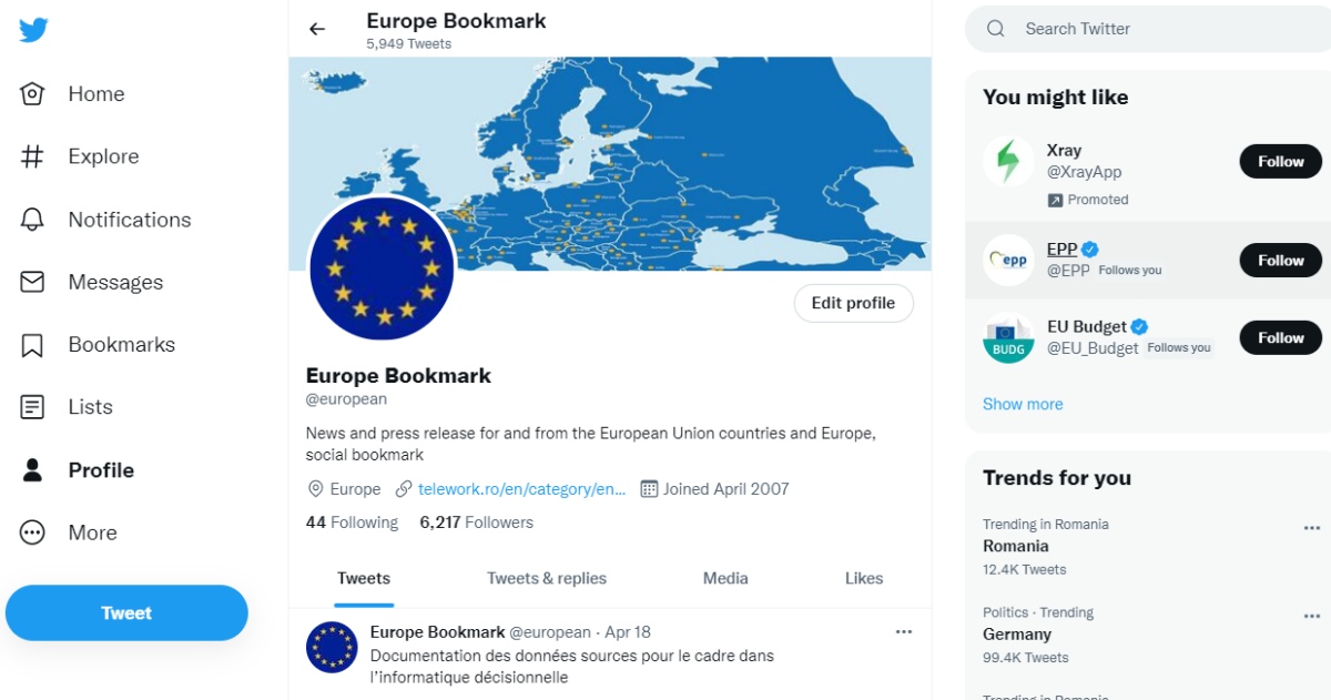 Twitter - European