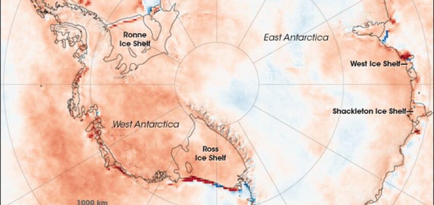 Stratul superficial al Antarcticii