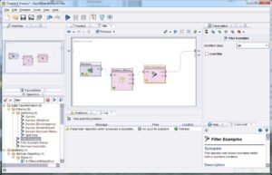 RapidMiner- Adăugarea unui filtru la flux