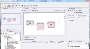 RapidMiner- Adăugarea parametrilor filtrului de observație