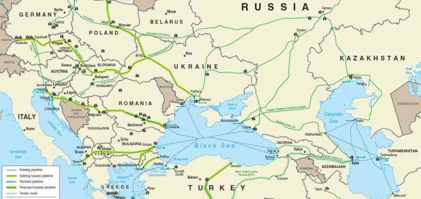 Conducta Druzhba (Prietenia) trece prin Ucraina și Belarus