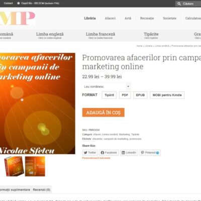 Cei patru P ai mixului de marketing (Marketing Mix) ai lui McCarthy sunt produsul, prețul, plasarea și promovarea. Dezvoltarea tehnologiei, desigur, are un efect asupra tuturor acestora, iar internetul în special a cunoscut schimbări fundamentale nu numai în mijloacele disponibile pentru promovarea produselor, ci și în plasarea sau distribuția produselor. Deși instrumentele pentru cercetare, reținere, distribuție și crearea de produse s-au schimbat dramatic, principiile fundamentale ale marketingului ghidează în continuare strategia. Produse și servicii Produsele și serviciile sunt ceea ce vinde o companie. De la bunuri de larg consum până la produse digitale, cum ar fi software-ul, până la servicii precum consultanța, internetul a permis o multitudine de produse noi. Tehnologia permite personalizarea în masă a produselor, văzută într-o tendință în creștere de a permite clienților să personalizeze bunurile online înainte de a fi create. De exemplu, NIKEiD și Converse permit ambele clienților să-și creeze propriile antrenori pe baza unui număr de opțiuni prestabilite, care vor fi apoi fabricate pentru cerinţele clientului. Într-o manieră similară, produsele informatice pot fi construite conform specificațiilor, deoarece costurile de oferire a acestui tip de servicii clienților sunt reduse de internet. Figura 19.2 Cărți - Librărie online permite crienților să-și aleagă propria monedă în care doresc să facă plata, tipul de format al cărții solicitate, și modalitatea de plată Produsele digitale pot exista datorită internetului. Însuși cadrul internetului permite distribuirea de produse precum cărți digitale, software și muzică digitală. Internetul ca mediu de distribuție este ceea ce face posibile aceste produse. Prețul Cu clienții capabili să acceseze cu ușurință informațiile privind prețurile de la un număr de furnizori, Internetul crește o piață de concurență aproape perfectă. (Michael E. Porter, „Strategy and the Internet”, Harvard Business Review 9, nr. 3 (martie 2001): 62–78). Prevalența motoarelor de căutare și a site-urilor Web de comparare a cumpărăturilor facilitează pentru clienți să compare prețurile produselor dintr-un număr de comercianți cu amănuntul. Tentația companiilor de a se diferenția în ceea ce privește prețul a dus la scăderea prețurilor pentru multe mărfuri, de la prețurile reduse regulat ale cărților pe Amazon.com la prețurile biletelor de la companiile aeriene low-cost precum EasyJet în Europa. Plasarea sau distribuirea În special pentru produsele și serviciile digitale, internetul oferă companiilor acces la o piață globală. Distribuția produselor și piețele nu mai trebuie să fie dictate de locație. Cu canale eficiente de livrare și transport, produsele care nu sunt digitale pot beneficia și de o piață mult mai largă. Internetul permite ca bazele afacerilor cu comandă prin corespondență să înflorească online cu un catalog mai ieftin de produse, actualizat și mai ieftin de distribuit: un site Web. În industria de turism, agenții de turism au încetat să mai emită bilete de hârtie începând cu 31 mai 2008. („The End of the Paper Airline Ticket”, USA Today, 1 iunie 2008; „Fact Sheet: Electronic Ticketing (ET),” International Air Transport Association, iunie 2010). Aproape toate biletele de avion sunt acum bilete electronice. Notă: Un API este o interfață de programare a aplicațiilor. În esență, un API oferă instrucțiuni și reguli pentru comunicarea cu un alt program sau bază de date. Acest lucru permite, de exemplu, diferitelor companii și dezvoltatori să construiască diferite sisteme front-end care comunică toate cu aceeași bază de date. Tehnologii precum API-urile (interfețe de programare a aplicațiilor), serviciile SOAP (protocol simplu de acces la obiect), RSS (sindicalizare cu adevărat simplă) și XML (limbaj de marcare extensibil) permit ca informațiile și serviciile să fie distribuite în întreaga lume. De exemplu, API-ul pentru o bază de date de rezervări hoteliere, Starfish Luxury Travel Distribution, permite unei game variate de site-uri Web să ofere rezervări online instantanee pentru hotelurile din inventar. Aceasta este atât o oportunitate uriașă, cât și o provocare uriașă pentru afaceri. Pe de o parte, poate permite produselor și piețelor de nișă să înflorească într-un spațiu global. Pe de altă parte, poate fi tentant pentru un marketer să încerce să ajungă la multe piețe simultan. O piață globală nu este încă pe deplin susținută de legislația națională bancară și fiscală. Promovarea Internetul, ca mediu de informare și divertisment, se pretează în mod natural să fie utilizat pentru promovarea produselor. Mixul promoțional online este o extensie a offline-ului, dar cu unele diferențe semnificative: promovarea online poate fi urmărită, măsurată și vizată mult mai sofisticat decât offline. Publicitatea, vânzările personale, marketingul bazat pe promoții și relațiile publice sunt tactici care pot fi toate efectuate prin mediul online. P-uri noi și marketing nou Cunoscutul guru al marketingului Seth Godin spune că marketingul este de fapt despre cinci elemente: Date. Ceea ce observăm (și a fost mai ușor de colectat și de extras prin utilizarea Internetului). Povești. Tot ceea ce faci și spui. Produse (servicii). Manifestarea fizică a poveștii. Interacțiuni. Toate tacticile pe care un marketer le poate folosi pentru a „atinge” prospectul sau clientul. Conexiune. Scopul final; crearea unei relații. (Seth Godin, „Five Easy Pieces”, Seth Godin's Blog, 25 iunie 2008). Dar Seth Godin nu este singurul marketer inteligent care contestă cei patru P. Idris Mootee a prezentat patru noi P-uri pentru marketing în mediul conectat: Personalizare Participare Peer-to-peer Predicții (Idris Mootee, „Web 2.0 and the Marketing New 4Ps”, Futurelab, 5 februarie 2008). Personalizare Bazele de date și utilizarea cookie-urilor pentru a reține vizitatorii Web permit ca experiențele online să fie adaptate anumitor vizitatori Web. Amazon folosește personalizarea pentru a recomanda cărți clienților pe baza achizițiilor lor anterioare. Participare Odată cu creșterea rețelelor sociale și a conținutului generat de consumatori, clienții solicită și își asumă o miză în mărcile pe care le folosesc. Companiile experte pot încuraja participarea prin recenzii la fața locului și permițând clienților să încarce imagini și videoclipuri, iar toate companiile ar trebui să fie conștiente de numeroasele moduri în care participă consumatorii. Peer-to-peer Comunitățile peer-to-peer pot fi văzute lucrând cu participarea clienților. Prin intermediul rețelelor sociale, clienții existenți pot fi cel mai mare atu sau cel mai mare detractor al unei companii. Echiparea unei baze de clienți implicate și active cu instrumentele pentru a difuza un mesaj ar trebui să fie o parte integrantă a unei strategii de eMarketing pe termen lung. Predicții Natura conectată a internetului permite ca fiecare acțiune online să fie urmărită, măsurată și stocată. Cantități uriașe de date, atât anonime, cât și identificabile, sunt stocate zilnic. Analiza acestor date poate oferi o perspectivă asupra soluționării problemelor de marketing. De exemplu, în publicitatea PPC (plată-pe-clic), sunt adunate date care, în timp, vor indica cuvintele cheie optime și sumele licitate CPC maxime (cost-pe-clic) pentru o licitare eficientă. Cele cinci elemente de marketing ale lui Godin amintesc de premisa The Cluetrain Manifesto că „piețele sunt conversații” și ambele evidențiază importanța marketingului ca oameni care vorbesc cu oamenii. Acesta nu este un fenomen nou adus de World Wide Web. În schimb, Web-ul a servit să acționeze ca un focus grup global, cu participanții dornici să-și împărtășească gândurile, descoperirile, aprecierile, antipatiile și orice alt sentiment. Cele patru P ale lui Mootee se concentrează pe ceea ce tehnologia aduce mixului de marketing original. Tehnologia a permis personalizarea în masă, nu doar în mesajele de marketing, ci și în crearea conținutului și a produselor. S-a văzut cu succes mărcile care permit participarea clienților în răspândirea și chiar crearea mesajelor și produselor lor. Creșterea rețelelor sociale online și importanța recunoscută a recenziilor produselor în ciclul de cumpărare se reflectă în comunitățile peer-to-peer. În cele din urmă, Internetul este util în urmărirea și colectarea datelor, care pot fi extrase și analizate pentru oportunități de creștere. Ceea ce abordările recente ale strategiei de marketing au în comun este o temă în creștere: marketingul centrat pe client. Puterea Internetului este demonstrată prin felul în care subliniază conexiunile. Însuși țesătura internetului se bazează pe hyperlinkuri - posibilitatea de a lega de la un document la altul. Aceste conexiuni tehnice sunt oglindite în nevoia ca marketingul să apeleze la sentimentul de conectare al clientului în sensul social. Marketing centrat pe client Marketingul centrat pe client deduce că prin înțelegerea nevoilor clientului în primul rând, vor fi obținute rezultate de afaceri. Privind mixul de marketing dintr-o perspectivă centrată pe client, ar trebui să rezulte produse și strategii care să răspundă nevoilor potențialilor clienți, spre deosebire de nevoia de a investi în publicitate costisitoare, intermitentă, pentru a convinge clienții de o nevoie pe care nu o au. Produsele Produsele și serviciile ar trebui concepute din perspectiva clientului, în funcție de nevoile acestora. Prețul Când luați în considerare prețurile din perspectiva clientului, este tentant să credeți că cel mai mic preț este cel mai bun. Deși acest lucru poate atrage clienți pe termen scurt, concentrarea asupra valorii produsului și a serviciilor oferite cu acesta este o strategie mai bună pentru creșterea pe termen lung. Abordarea clientului cu privire la prețuri ia în considerare valoarea. Cheia este de a construi un avantaj de cost pe termen lung. Plasarea Abordarea centrată pe client a plasării recunoaște că nu puteți dicta modul în care clienții vă găsesc online: de la motorul de căutare și cuvintele cheie pe care le-ar putea folosi pentru a vă găsi serviciul până la browserul și dispozitivul pe care îl folosesc atunci când vă accesează site-ul Web. Promovarea Internetul nu a fost creat ca instrument de marketing: a fost creat pentru a împărtăși informații. Numărul de persoane care accesează internetul, timpul petrecut online și comerțul care se desfășoară online îl fac un mediu de marketing atractiv. Concluzii Următoarele sunt cei patru P tradiționali ai marketingului: Produse și servicii Preț Plasarea sau distribuirea Promovare Următoarele sunt noii patru P ai marketingului, potrivit lui Idris Mootee: Personalizare Participare Peer-to-peer Predicții Seth Godin susține că marketingul este despre cinci elemente: Date Povești Produse (servicii) Interacțiuni Conexiuni Tema în creștere este marketingul centrat pe client. Marketingul centrat pe client deduce că înțelegerea nevoilor clientului este prioritară Sursa: Online Marketing Essentials (v. 1.0), licența Creative Commons by-nc-sa 3.0, Traducere și adaptare Nicolae Sfetcu. Articol publicat sub licență Creative Commons by-nc-sa 3.0